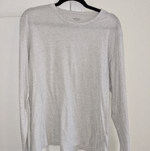 Heather White long sleeve T-shirt
